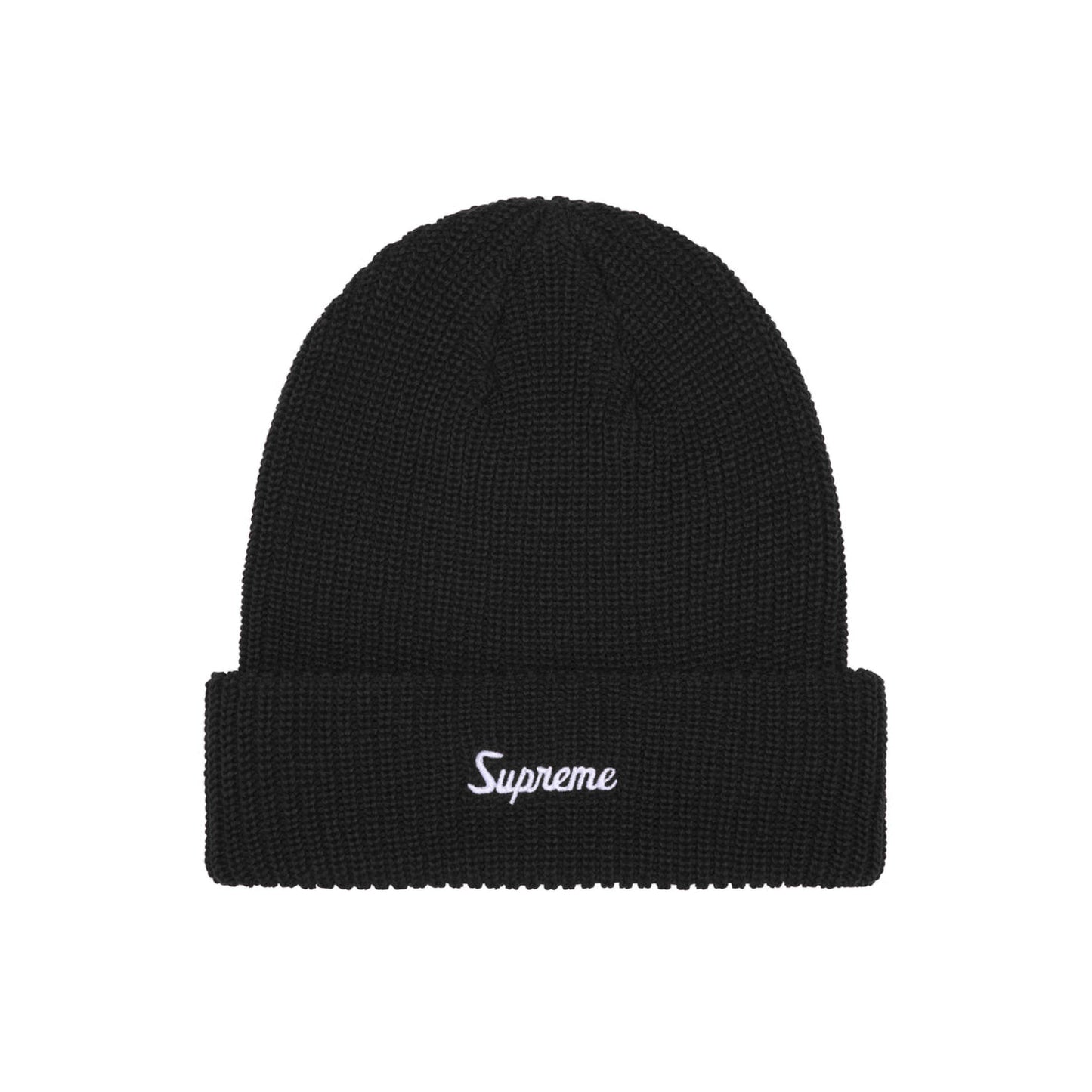 Supreme Loose Gauge Beanie Black