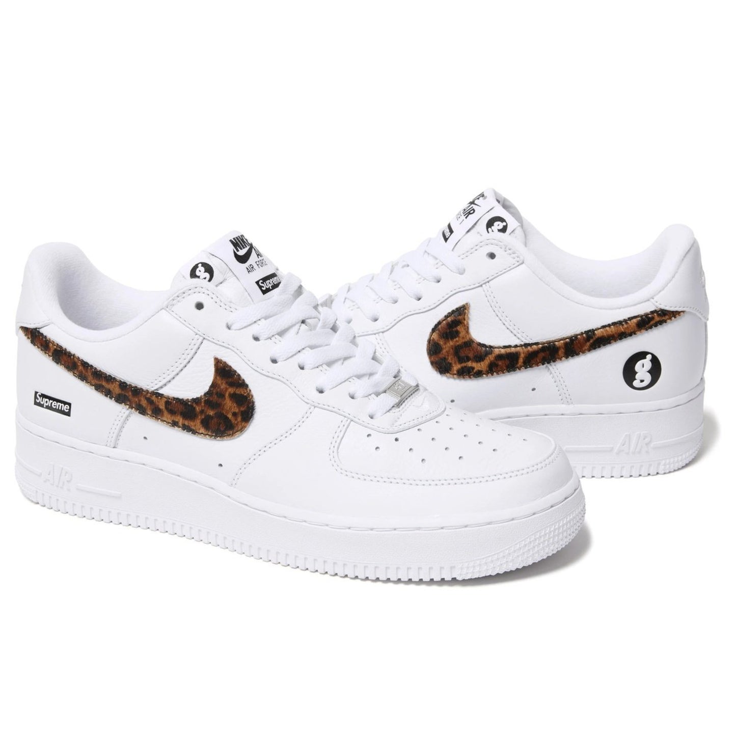 Nike Air Force 1 Low Supreme Goodenough White