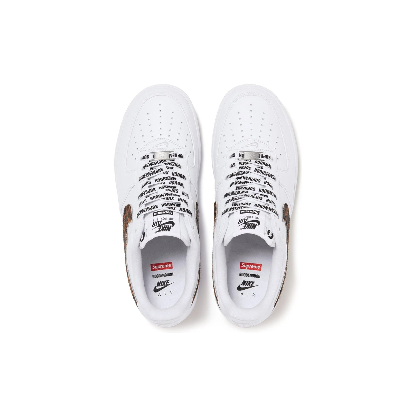 Nike Air Force 1 Low Supreme Goodenough White