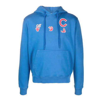 Off-Whitex MLB Chicago Cubs Hoodie Blue/Red/White