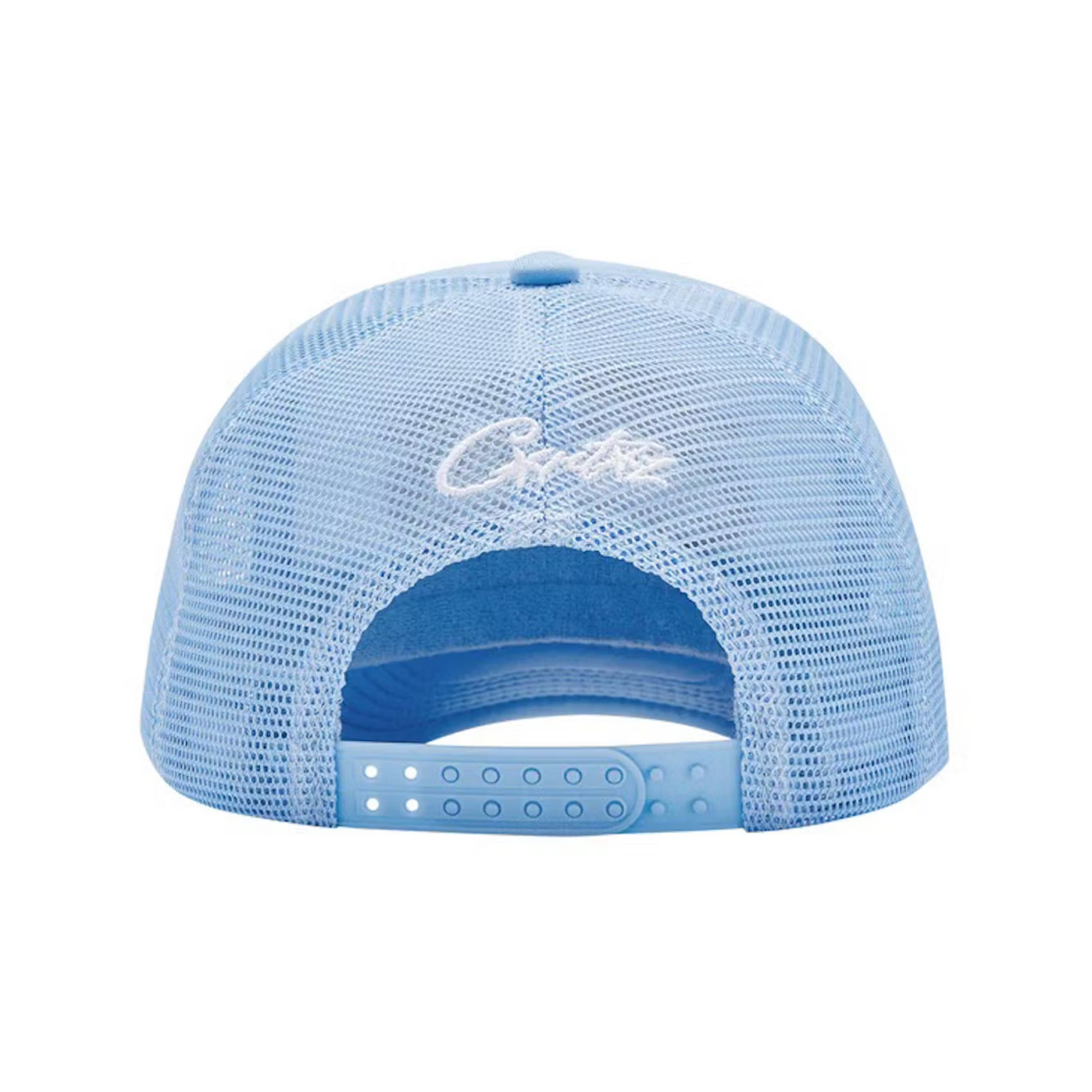 Baby blue best sale trucker hat