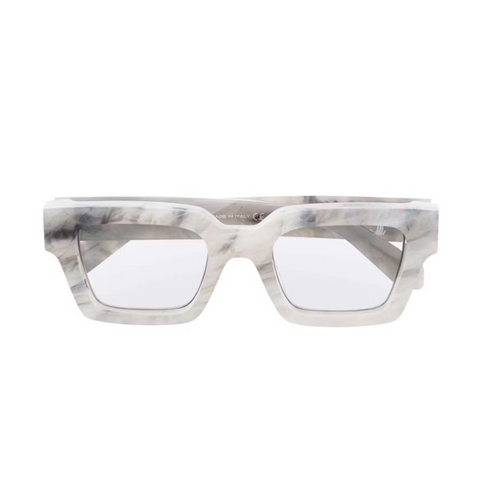 Off-White Rectangle Frame Virgil Sunglasses Grey/White (OMRI012R21PLA0010501)