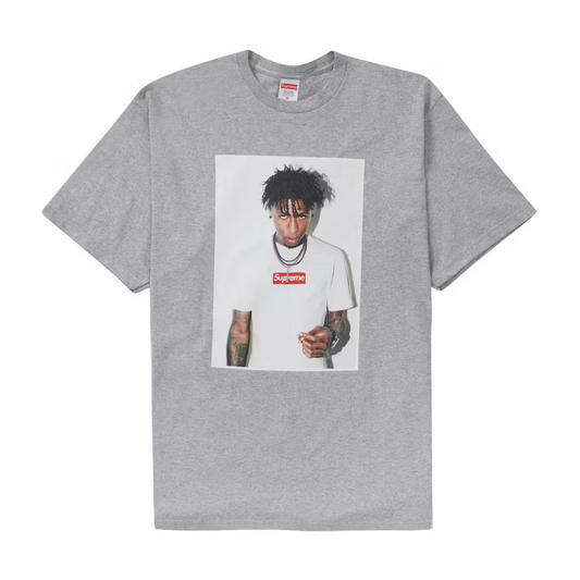 Supreme NBA Youngboy Tee Heather Grey Supreme