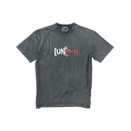 Unreal Washed Transition Tee Black UNREAL