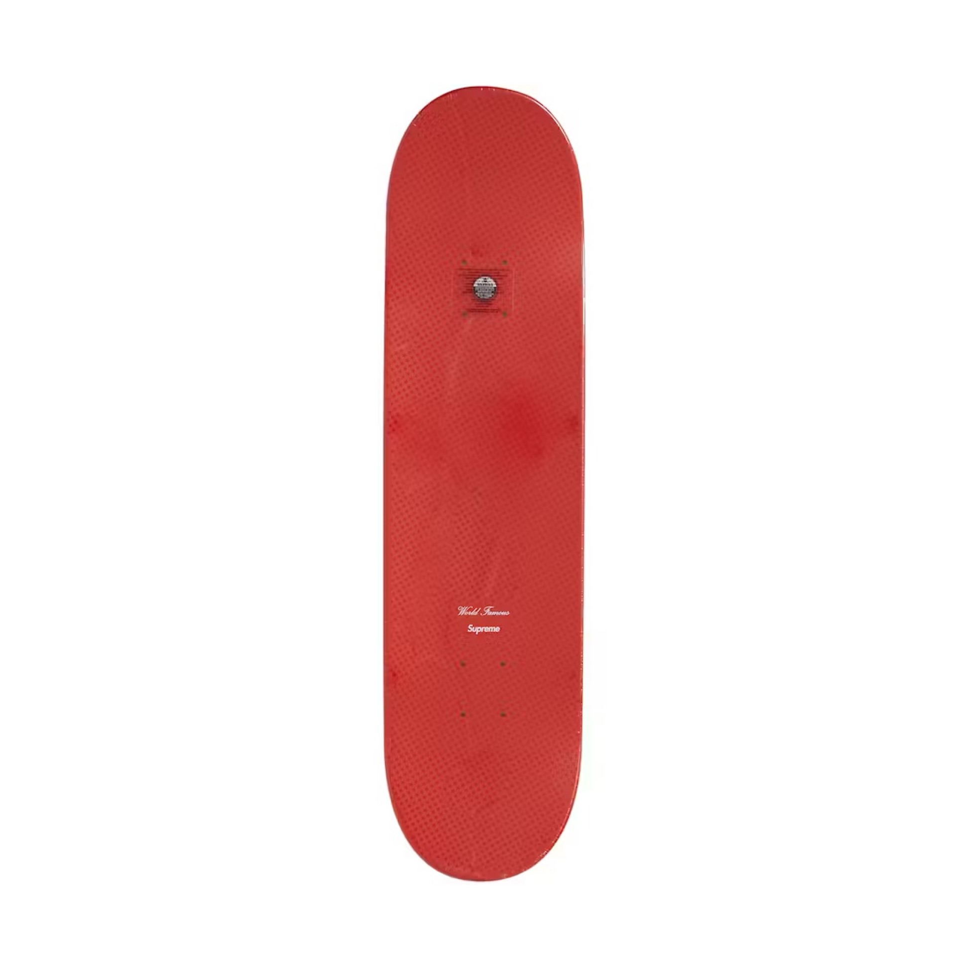 Supreme Tonal Box Logo Skateboard Deck Red Supreme