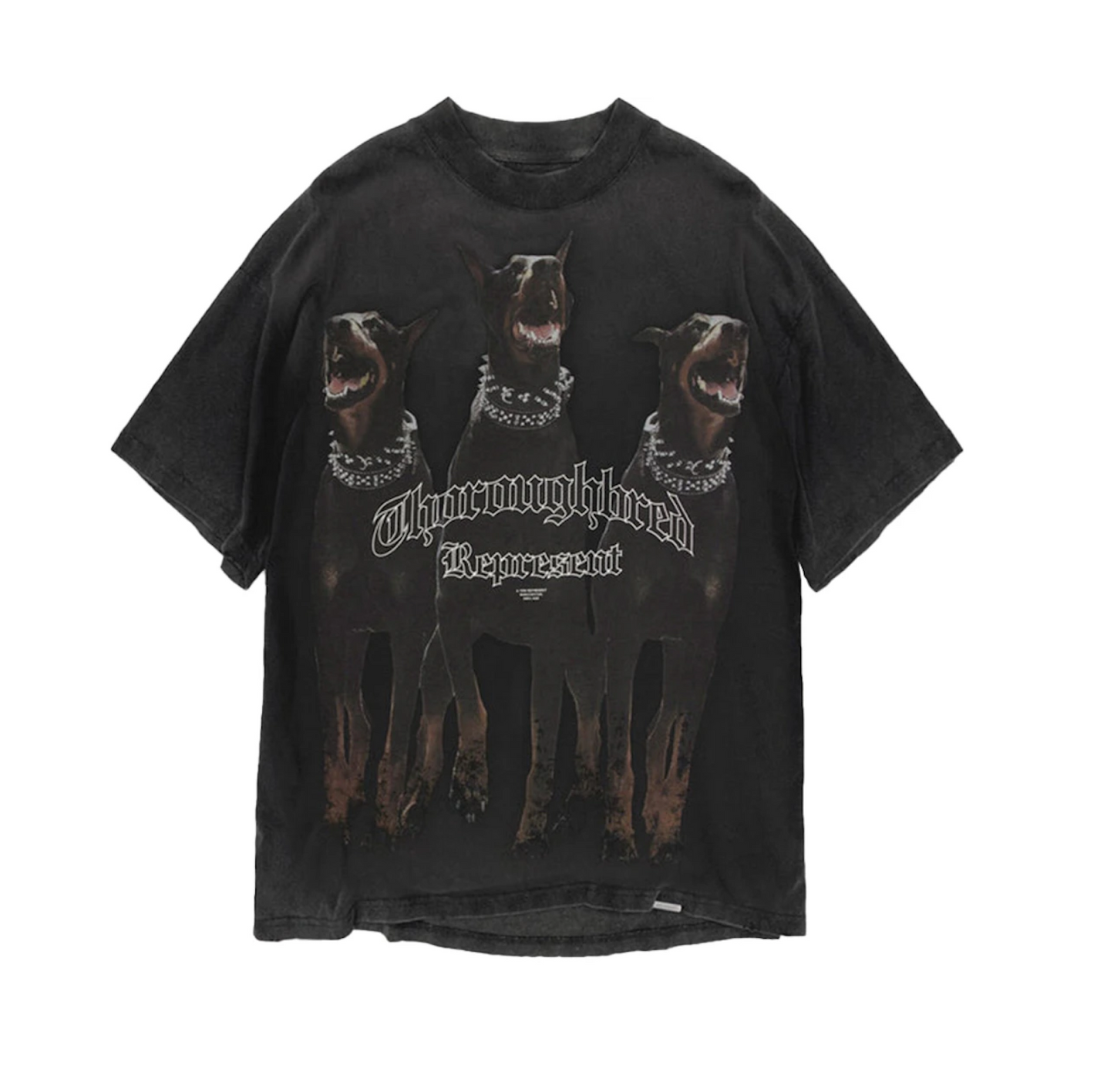 Represent Thoroughbred Tee Vintage Black