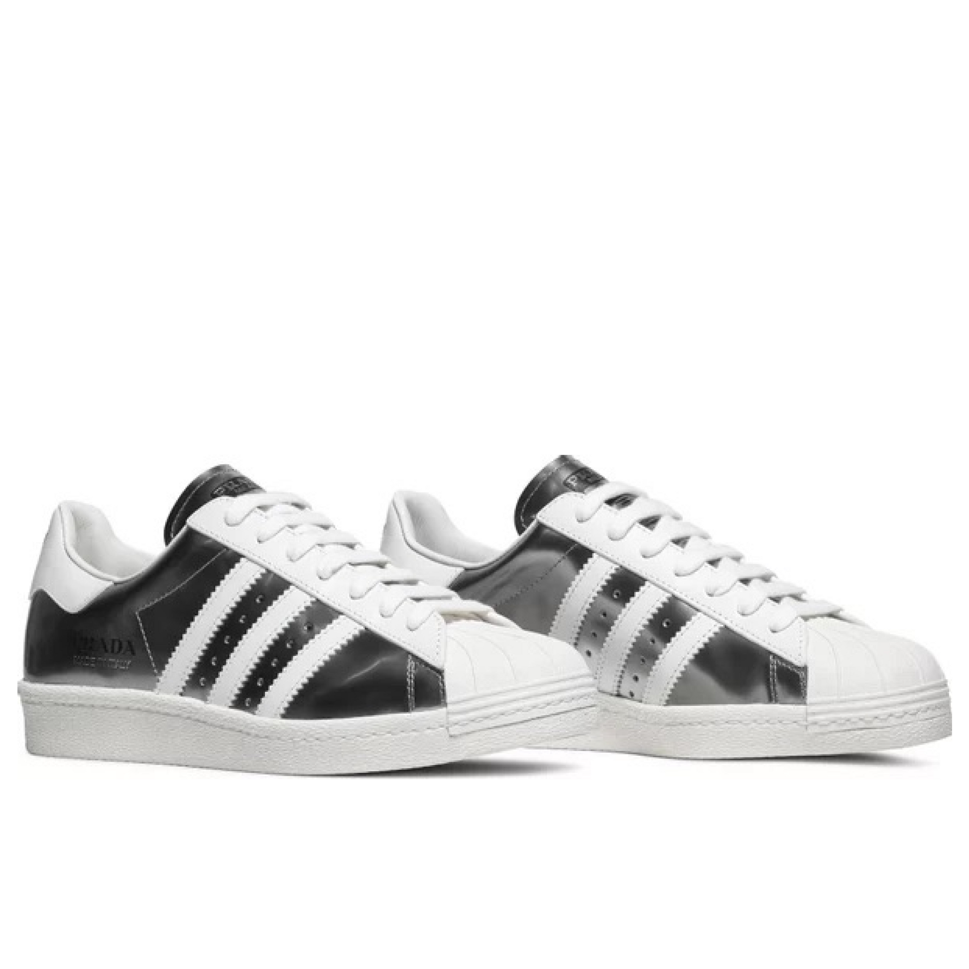 Adidas superstar top schwarz silber