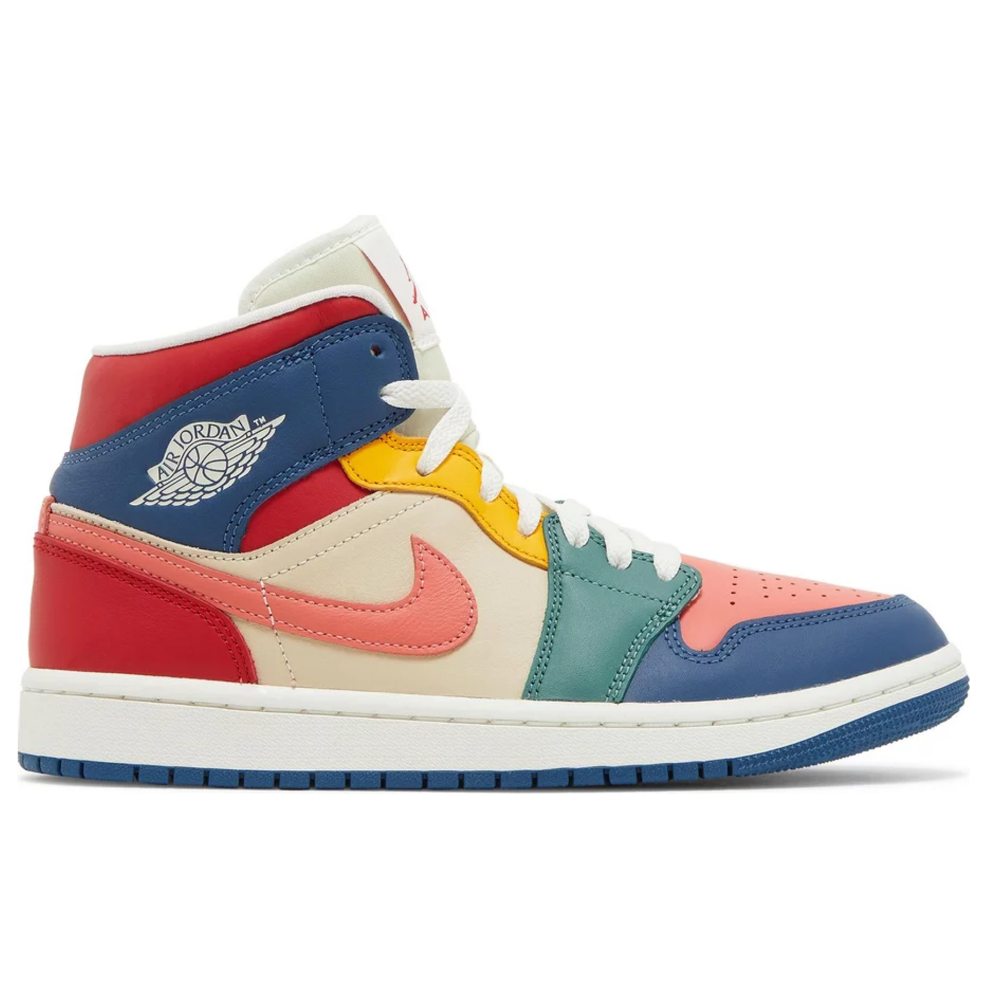 Air jordan 1 mid se multicolor women's best sale