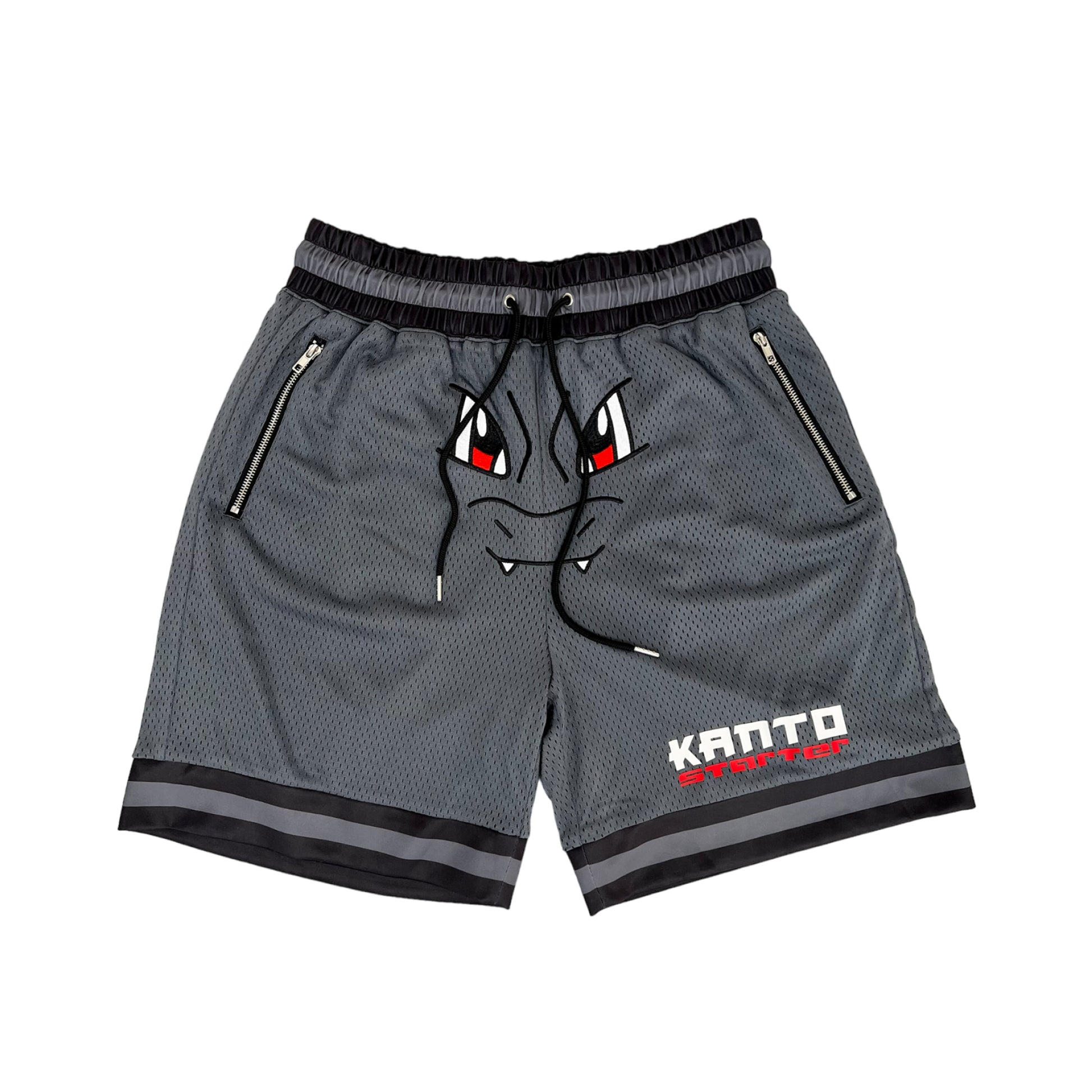 Kanto Starter League Shorts Grey Kanto Starter