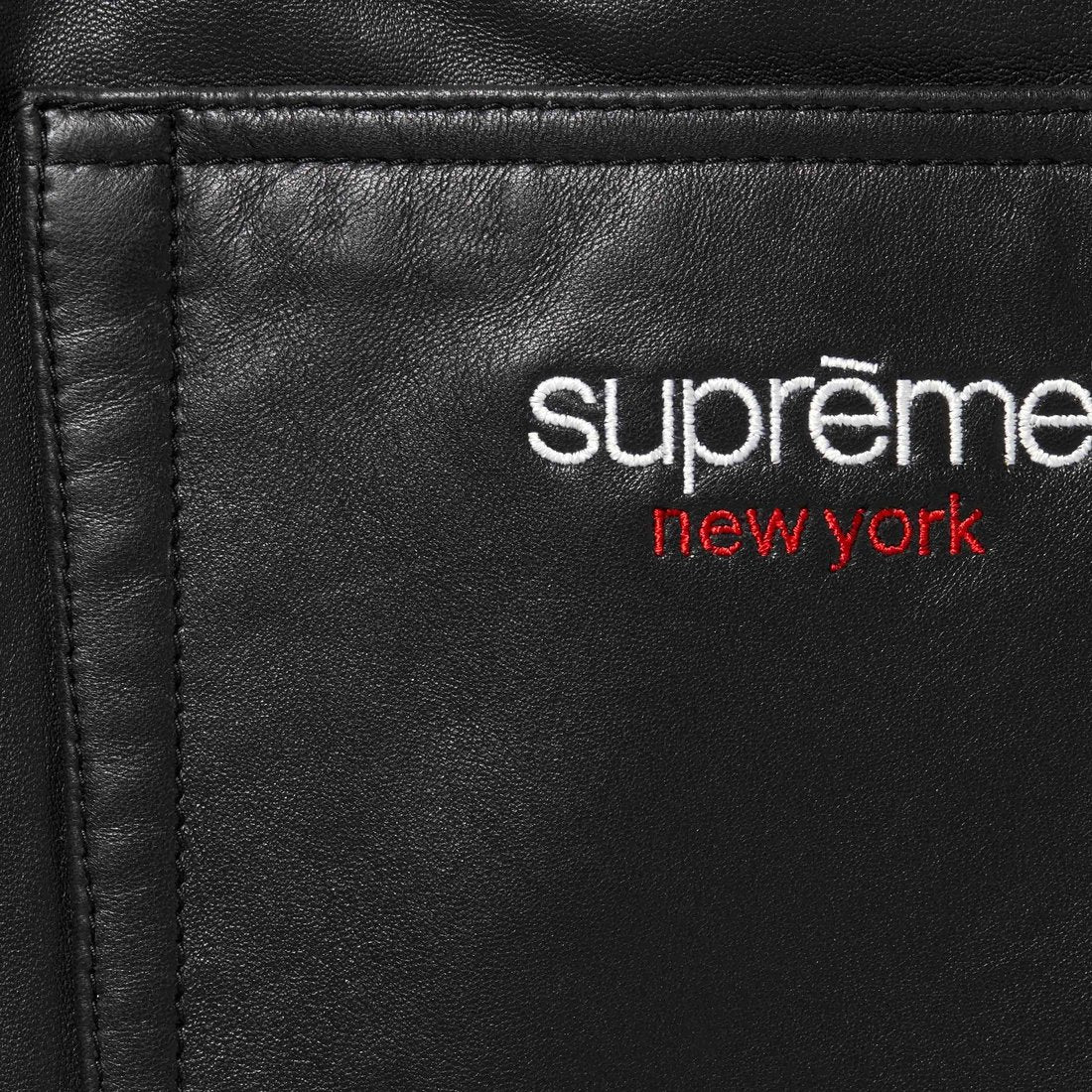 Supreme Leather Shorts Black