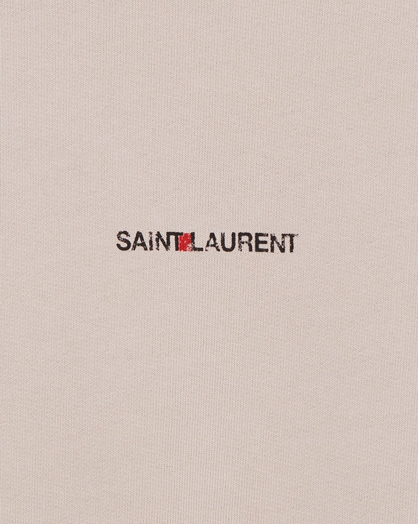 Saint Laurent Logo Crewneck Pink