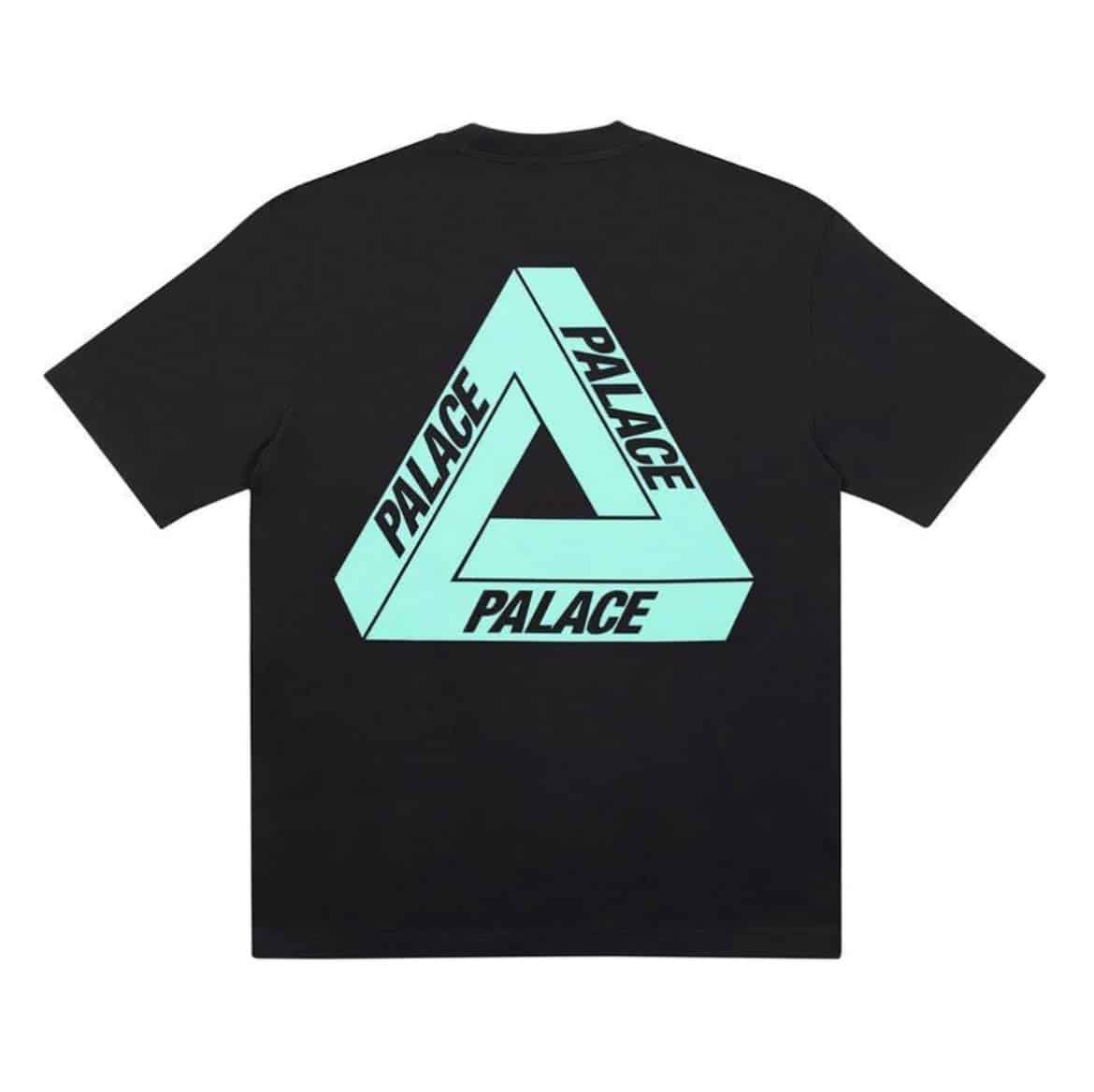 Palace Tri-To-Help T-Shirt Black/Teal Palace
