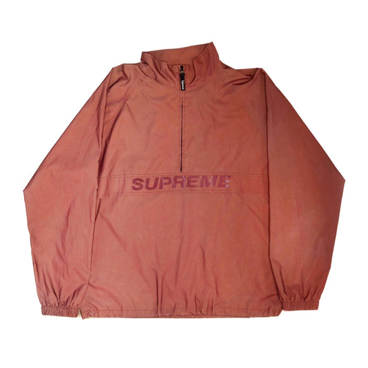 Supreme Reflective Half Zip Pullover Red Supreme