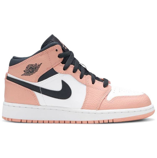 Air Jordan 1 Mid Pink Quartz (GS) Air Jordan