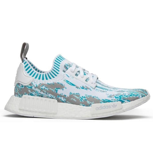 Adidas NMD R1 Sneakersnstuff Datamosh Clear Aqua Adidas