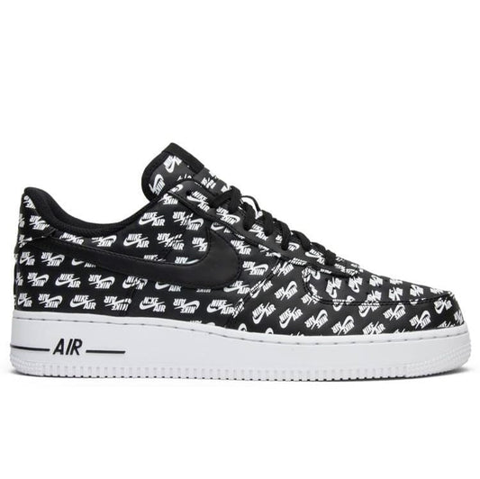 Nike Air Force 1 Low All Over Logo Black