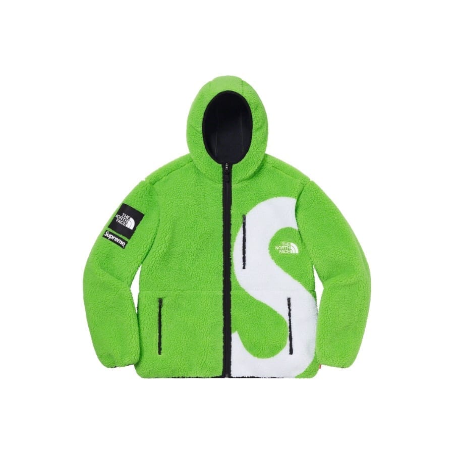 Supreme The North Face S Logo Fleece Jacket Lime Supreme