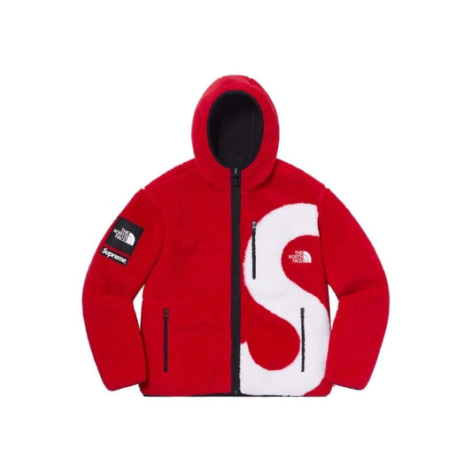 Supreme The North Face S Logo Fleece Jacket Red