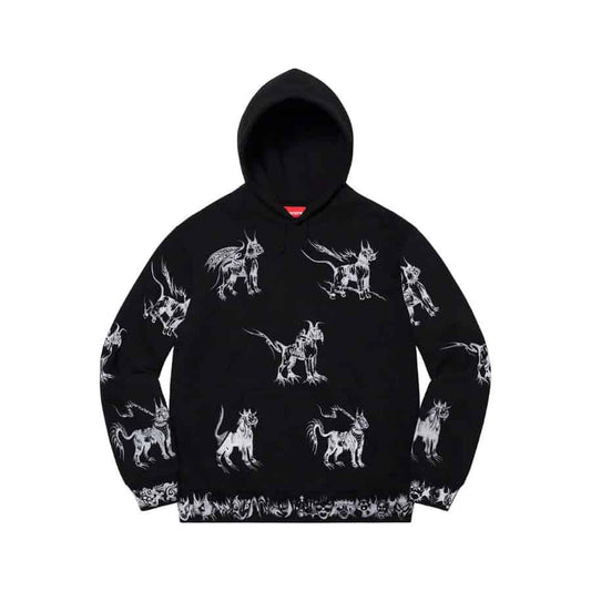 Supreme Animals Hooded Sweatshirt Black Supreme