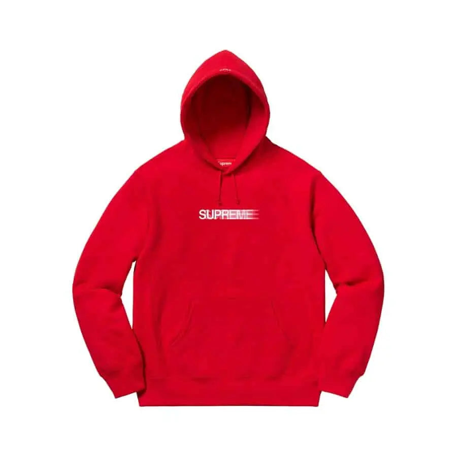Supreme Motion Logo Hooded Sweatshirt (SS20) Red