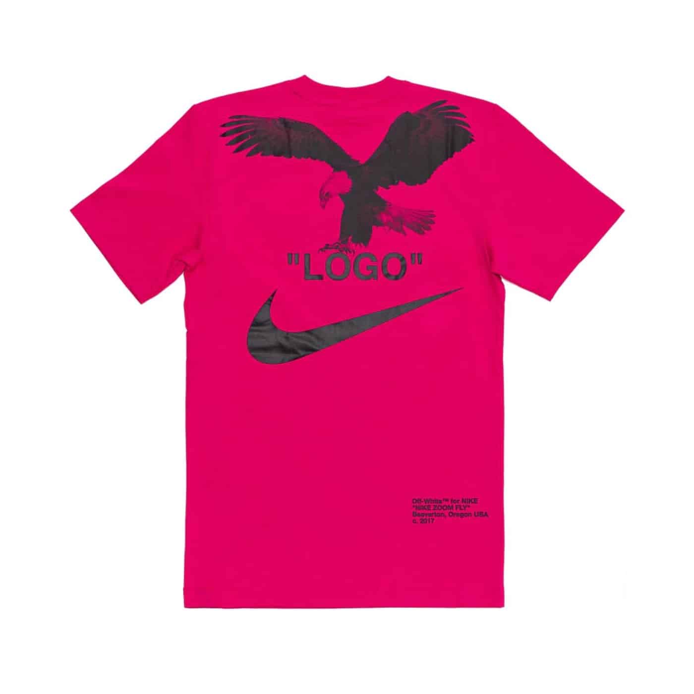 Off-White x Nike NRG A6 Tee Pink Rush/Black Off-White