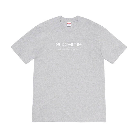 Supreme Shop Tee Heather Grey Supreme