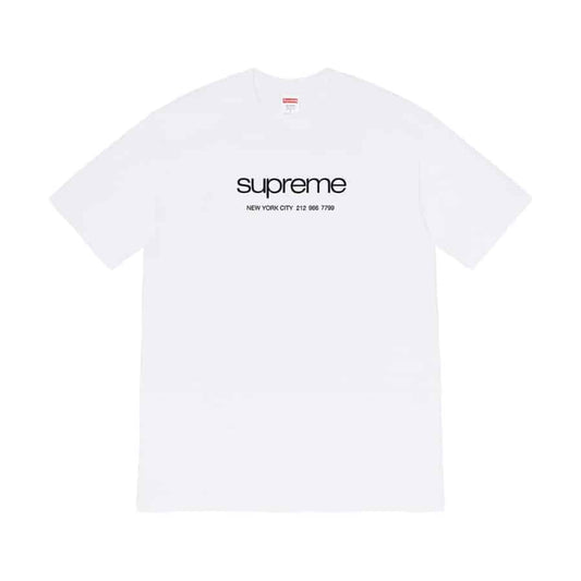 Supreme Shop Tee White Supreme