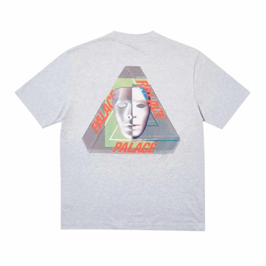 Palace Tri-Bury T-Shirt Grey Marl Palace