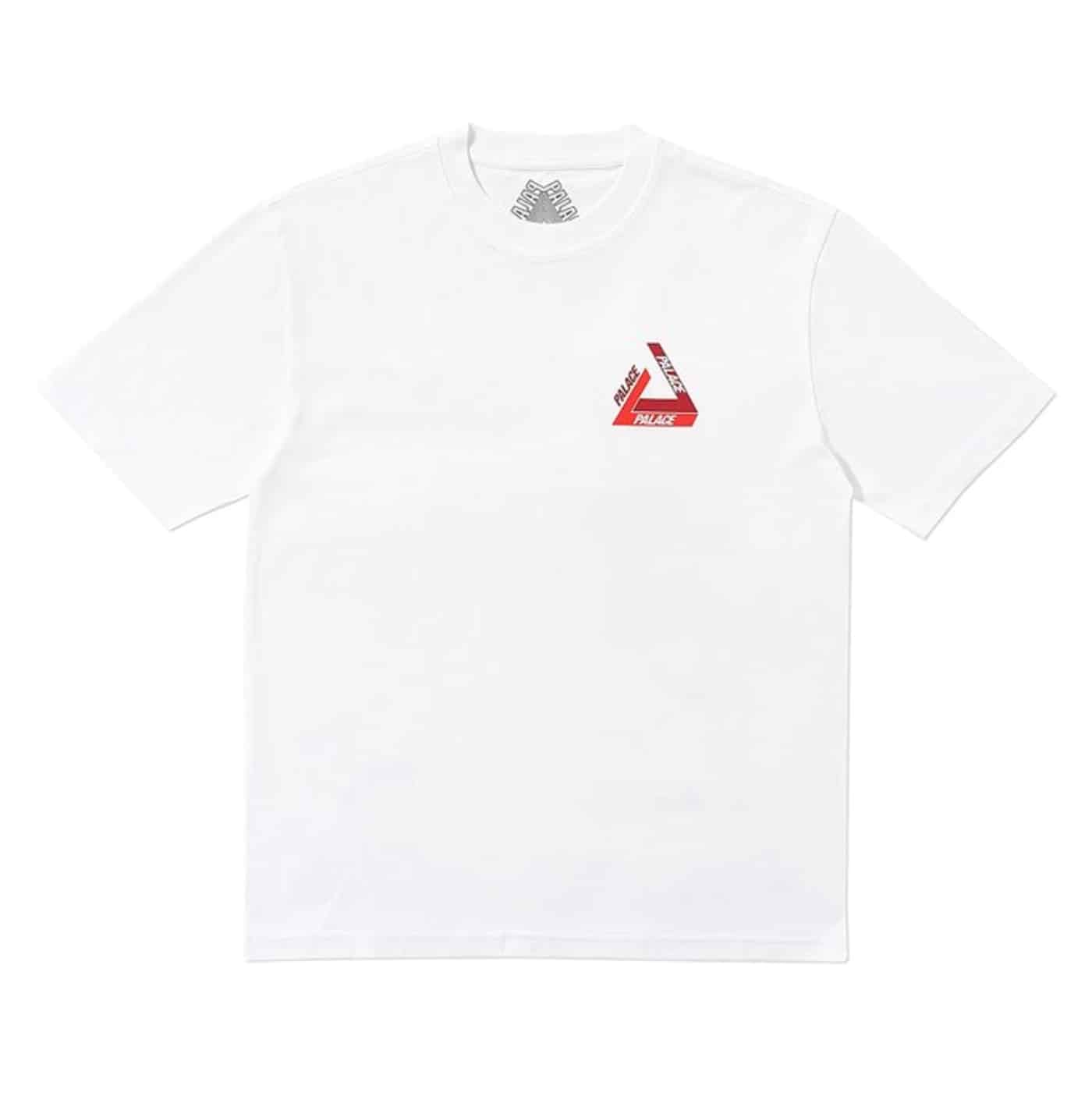 Palace Tri-Shadow T-Shirt White/Red Palace