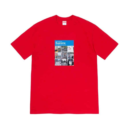 Supreme Verify Tee Red Supreme