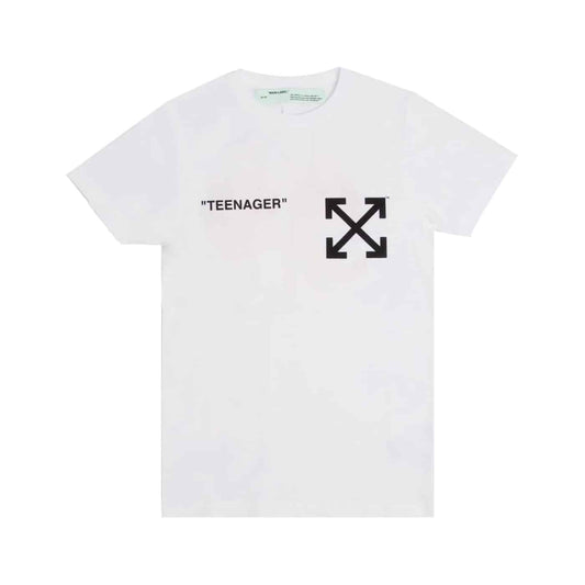 Off-White Flamed Bart T-Shirt White Off-White