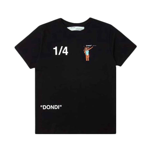 Off-White Dondi White Woman T-Shirt Black/Multicolor Off-White