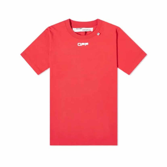 Off-White Slim Fit Caravagio Arrow T-shirt Red Off-White