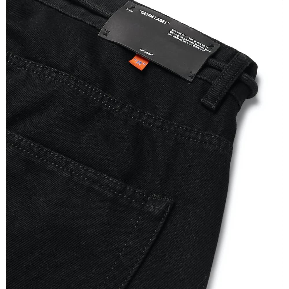 Off-White x Ev Bravado 5 Pocket Denim Jeans Black