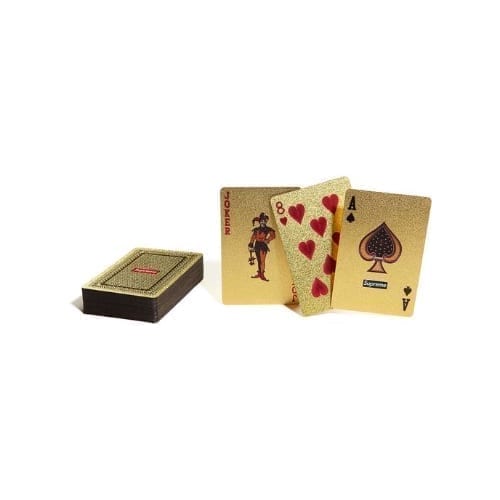 Supreme Gold Foil Playing Cards Gold