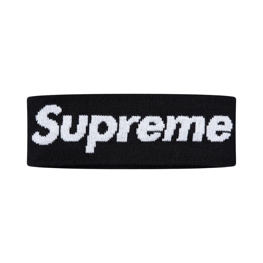Supreme New Era Big Logo Headband (FW18) Black Supreme