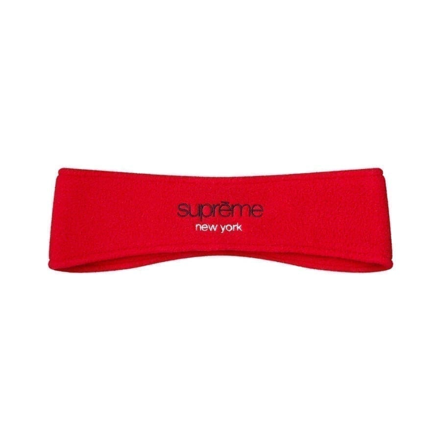 Supreme Polartec Headband Red Supreme