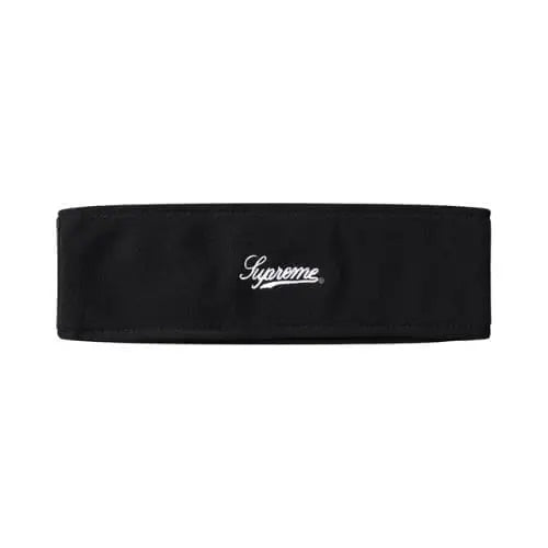 Supreme Polartec Logo Headband Black