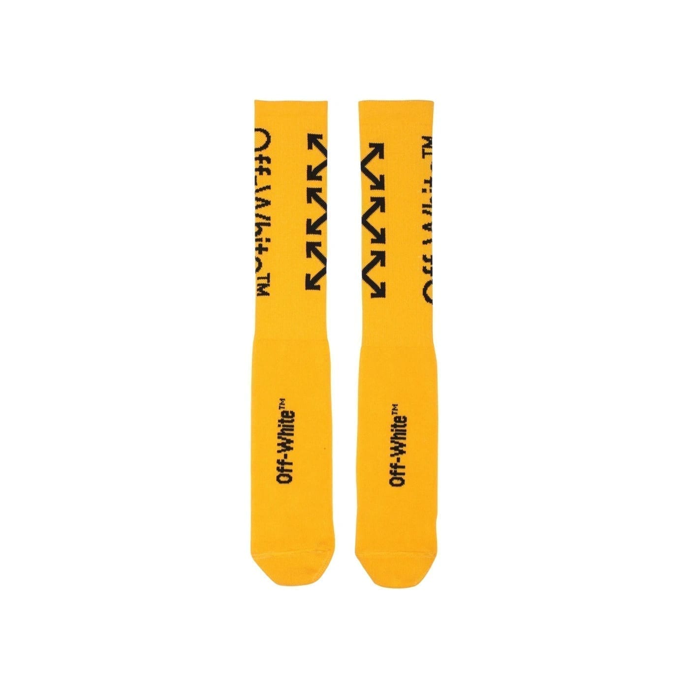Off-White Arrow Socks Yellow/Black Off-White