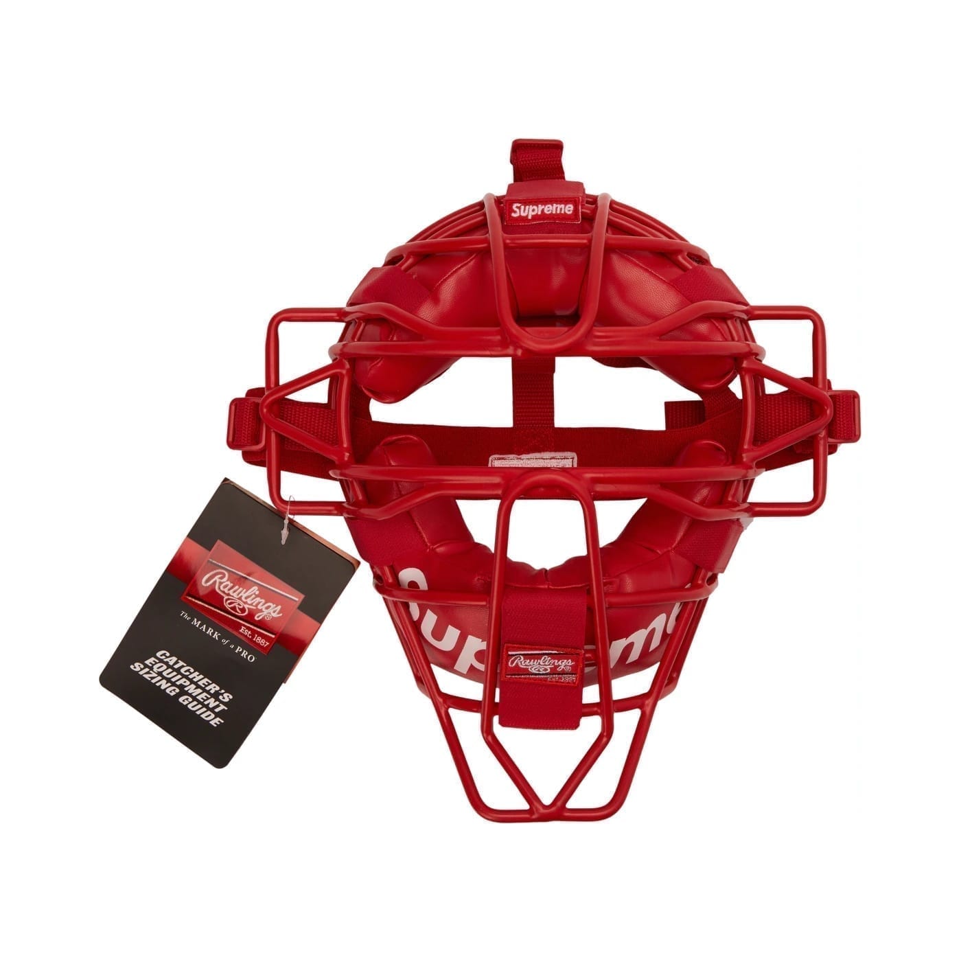 Supreme Rawlings Catcher's Mask Red Supreme