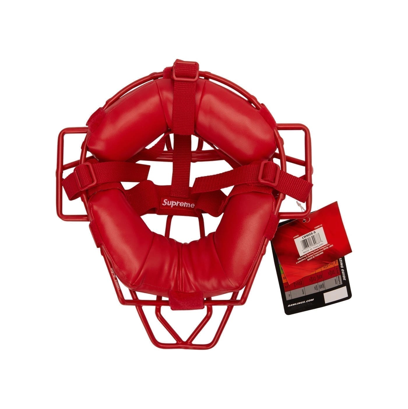Supreme Rawlings Catcher's Mask Red Supreme