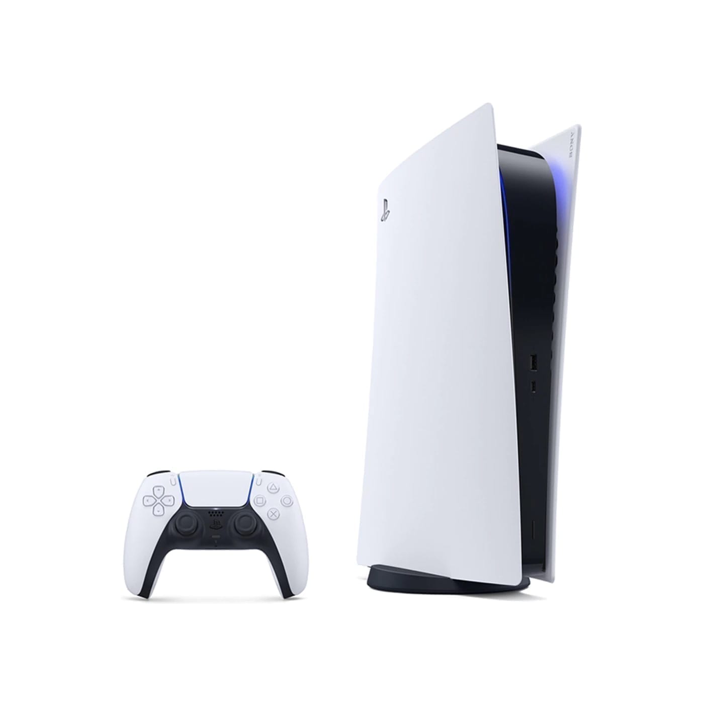 Sony PS5 PlayStation 5 (EU Plug) Digital Edition Console White