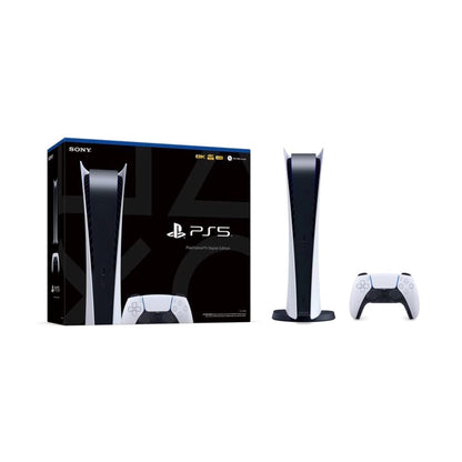 Sony PS5 PlayStation 5 (EU Plug) Digital Edition Console White