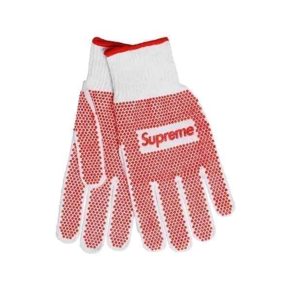 Supreme Grip Work Gloves White Supreme