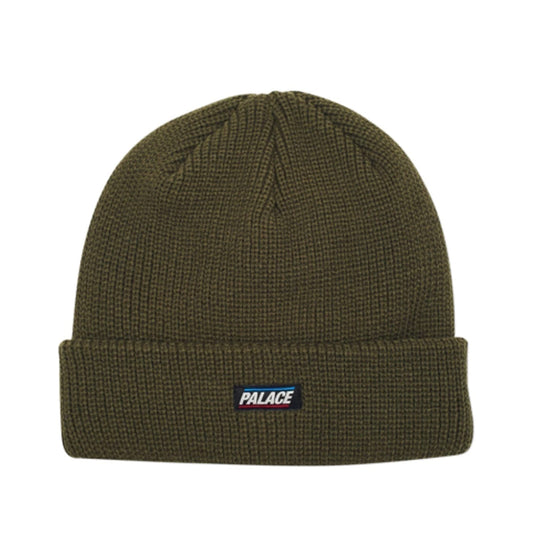 Palace Flag Label Beanie Army Green