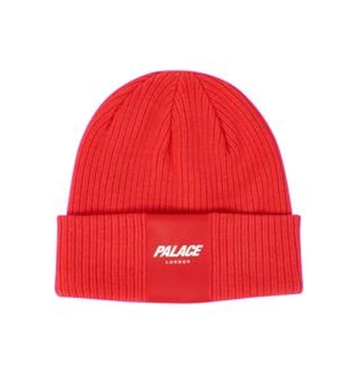 Palace R-Knit Beanie Red