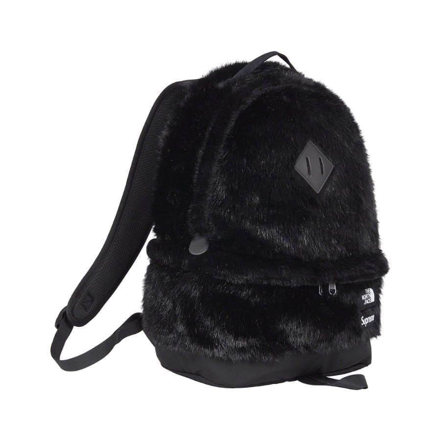 Supreme The North Face Faux Fur Backpack Black Supreme