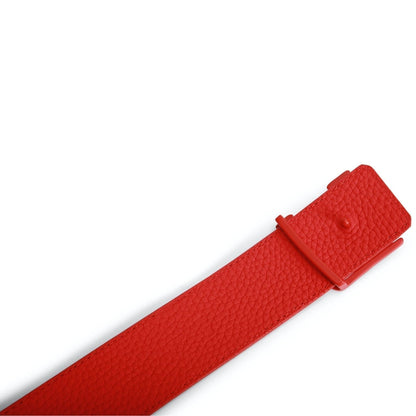 Pre-owned Louis Vuitton Initials Shape Belt Monogram 40mm Red