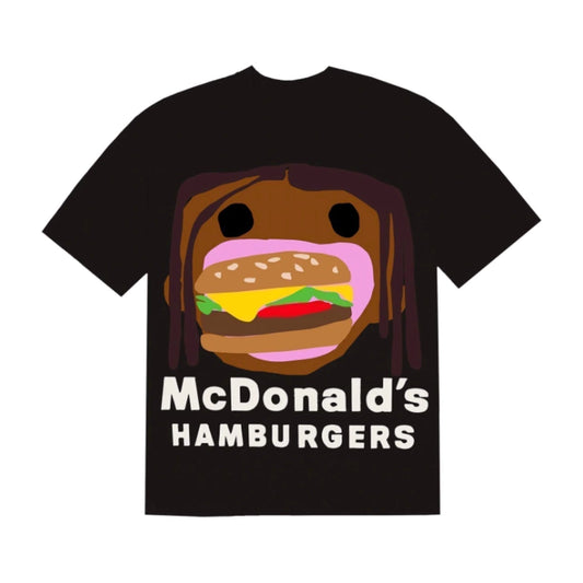 Travis Scott x CPFM 4 CJ Burger Mouth T-Shirt Black Travis Scott