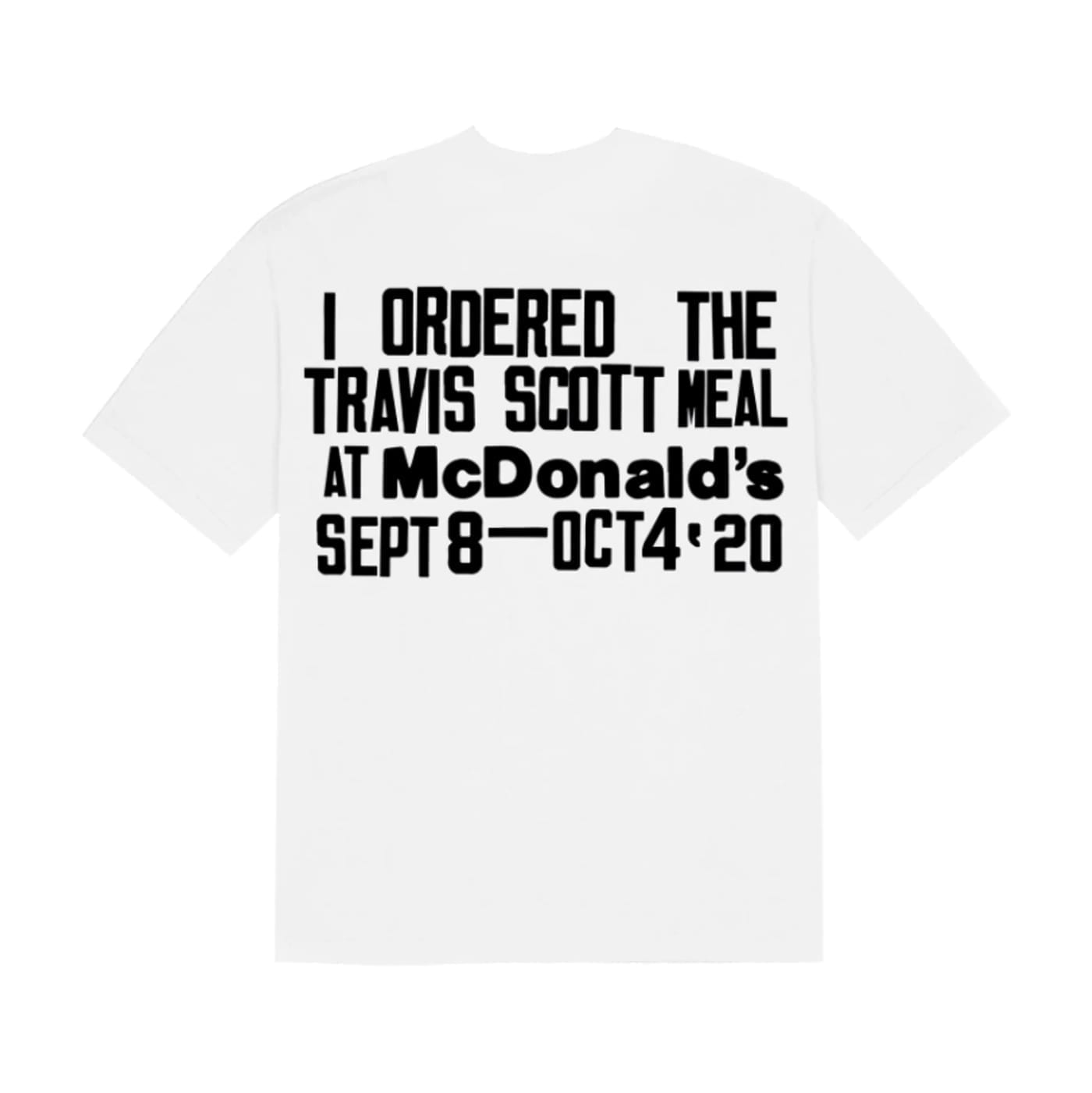 Travis Scott x CPFM 4 CJ Burger Mouth Tee White Travis Scott